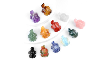 Gemstone 1.0Inch Turtle  Ornament 