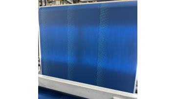 Livite 0.38mm Dark Blue matte PVC high polymer fabric for swimming pool materials is in production.