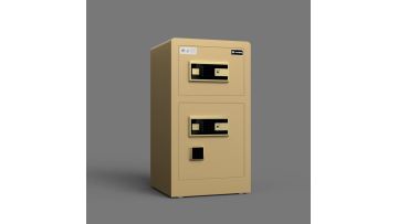 Double Door New Design Electronic&Fingerprint Lock Safe Box1