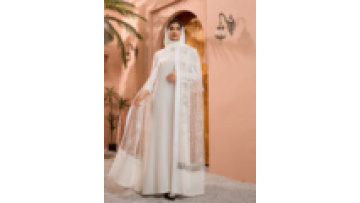 Eid New Design Muslim 3Pcs Set Khimar Cloak White Inner Wear Loose Robe Traditional Islamic Clothing1