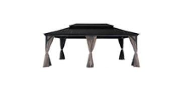 Outdoor Garden Waterproof Alu Leg Tube Metal Top Gazebo Tent1