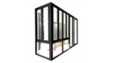 European Style Soundproof Double Glazed Aluminum Bifold Windows with Thermal Break1