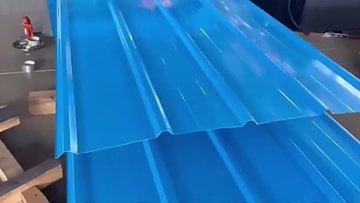 Color coated corrugated steel plate