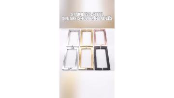 SVA-B171 brass glass shower door back to back handle
