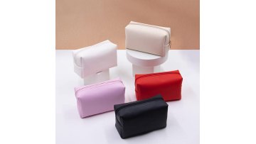 Eyelash printed rose pink saffiano pu leather cosmetics makeup bags private label brushes cosmetic bag with tassel1