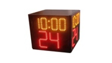 FIBA Approved Basketball Four Sides Shot Clock  Timer / Scoreboard / 24 Second Timer1