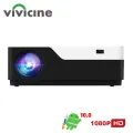 Vivicine M18 1920X1080 Real Full HD Projector, HDMI USB PC 1080p LED Home Multimedia Video Game Projector Proyector Support AC3