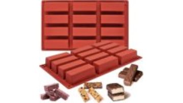 Wholesale Online Hot Selling BPA free Silicone Chocolate Bar Cake Mold Rectangle Silicone Candy Molds for Baking Energy Bars1