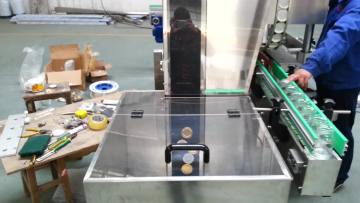Automatic tinplate tank lid capping machine  twist off vacuum capper for glass jar with cover  elevator1
