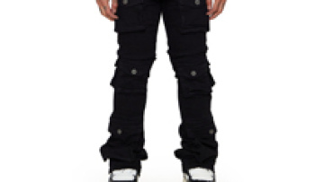 Custom Men's Cargo Jeans Style Rip Skinny Distressed Patch Wash Denim Mens Jeans1
