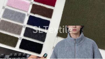 New Brand Design Wool Cashmere Blend Fabric for Outwear