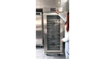 Computer version 11 layers glass door food warmer