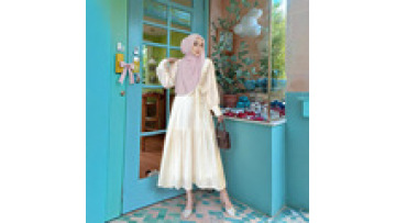 Eid Mubarak Dubai White Abaya Ruffle Maxi Dress Women Muslim Ramadan Turkey Kaftan Jalabiya Caftan Robe Musulmane Femme Dress1
