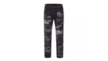 Black Custom Men's Jeans Random Needle Turning Process1