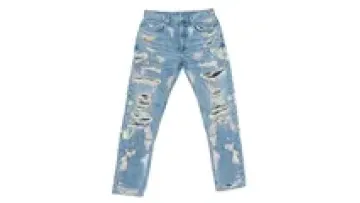 Fashion Custom Men casual Denim Pants Distressed Washed Streetstyle Patched Ripped Jeans1