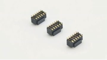 1.27mm Pitch Female Header Connector Dual Row SMT With Circular Inner Columns H3.4mm 2*6P