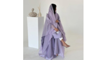 2026 Elegant Satin Dubai Abaya Dress with Hijab Muslim Women Kaftan Modest Islamic Clothing Eid Ramadan Maxi Dress1