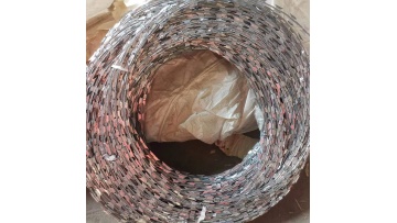 Razor wire mesh fence