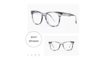 Square Cat Shape Acetate  Women and Men Optical Fr