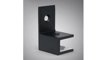 SVA-B002NL Solid Left Sleeve Shower Glass Over Clamps