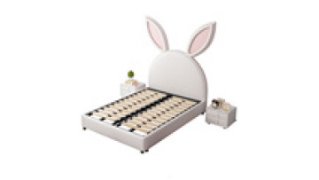 Auxford furniture children cartoon bed beds girls pink bedroom1
