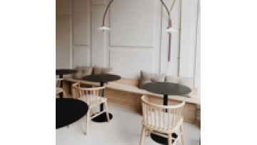 Top quality cheap modern furniture  I shape wood and leather sectional fast food restaurant bench booth sofa1