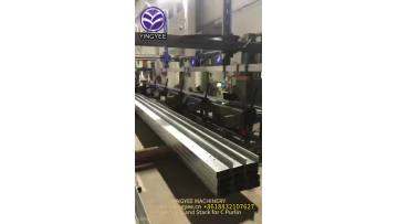 Palletizing stack for C purlin