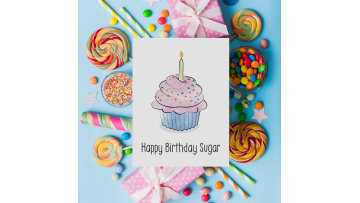 Happy Birthday Greeting Card