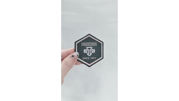 Simple style embroidery patch