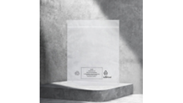 Customized logo design biodegradable material transparent frosted GRS ziplock pouch bag for clothing1