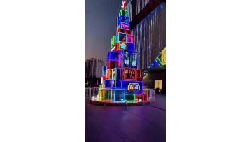 Large Acrylic Colorful Sculpture