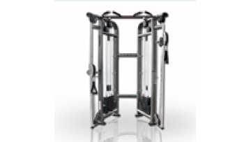 Dual adjustable pulley machine