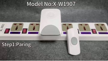 X-W1907,battery wireless doorbell for home
