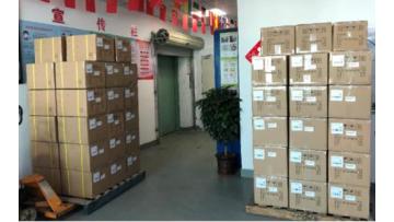 Products ready for delivery