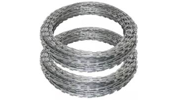 high quality interlink design galvanized razor wire fence for sale1