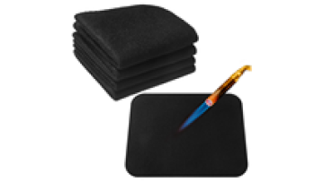 Carbon Felt Welding Blanket Fabric Fireproof Insulation 12 x12in Fire Retardant Protective Mat Heat Resistant up to 1800 Fahren1