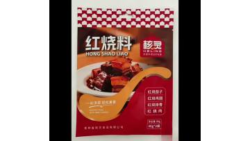 Red Braising Sauce Powder Stand up Pouch with Hang Hole