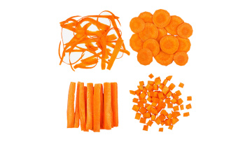 Carrot shredding machine