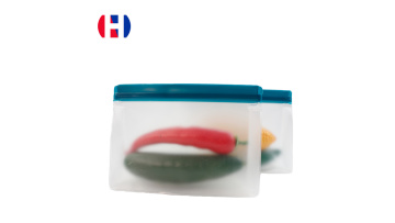 Food Grade Reusable Sandwich Bag PEVA Snack Food Storage Bags with recycle1