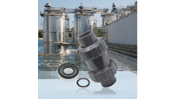 Non-toxic UPVC True Union Check Valve/ Schedule 80 Socket for Backflow Prevention ANSI/ASTM1