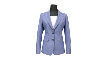 High quality custom elegant woman suit houndstooth fashion business suit for woman1