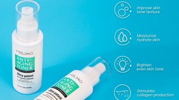 Custom toner skin Private Label Organic  Soothing Pore-Tight Calming Hydrating VC psoralen elastic moistening water1