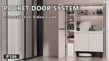 Pocket door system P106 installation steps