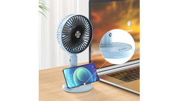 Portable Desktop USB-C Table Fan Rechargeable 90 Degree Rotary-7640