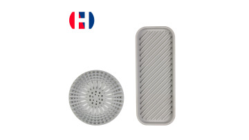 2PC Home Kitchen Non-Slip Silicone Sink strainer and Sponge Stand HOZ Kitchenware1