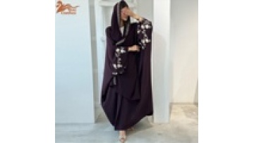 UNI Middle East Dubai Beautifully Embroidered Party Dress Islamic Abaya Muslim Turkish Arab Exquisite Robe With Hijab1