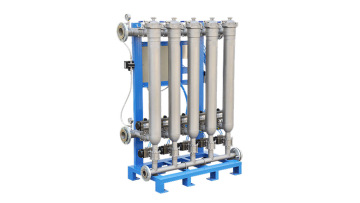 Tubular Backwash Filter for Particles Deposition