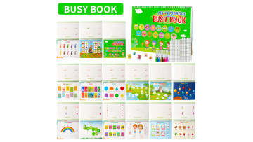 Education of busy books for children