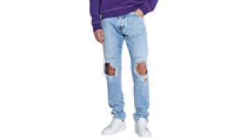 Custom Distressed Jeans Retro Washded Ripped Jeans Mens Skinny Slim Fitted Jeans For Men Stylish1