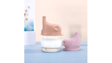 China Manufacturer Promotion Eco-friendly Leak-proof Elephant Shape Wholesale Silicone Baby Sippy Cup Lids1